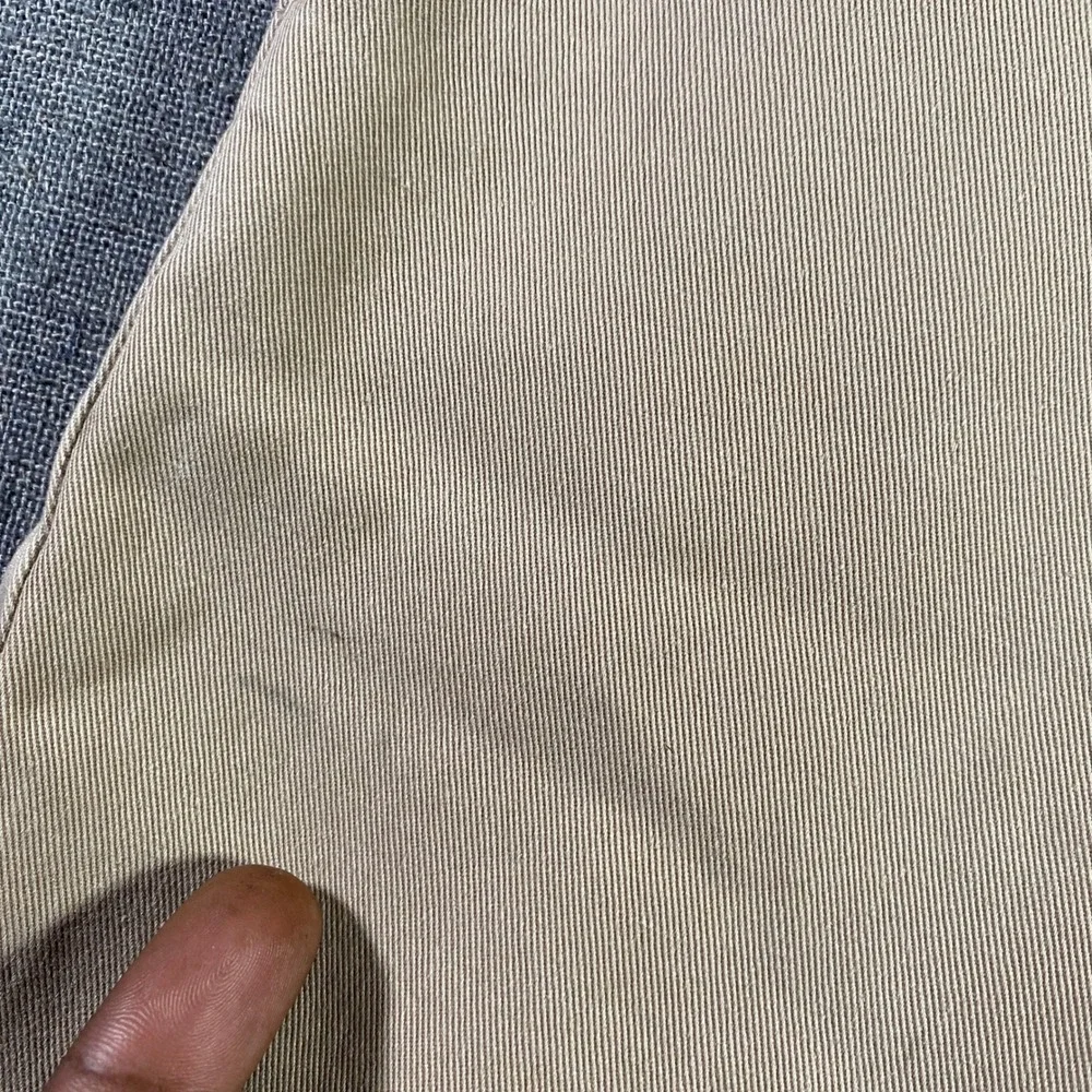 J. Crew The Driggs Mens 36x34 (Fits 36x32) Khaki Beige Chino Pants Cotton Casual